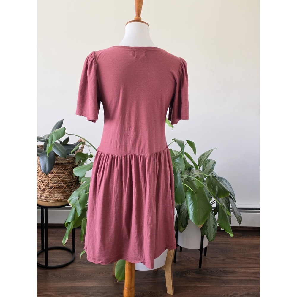 Anthropologie NATION LTD 5167RS Drop Waist Tiered Mini Dress Women's Small - Picture 9 of 11